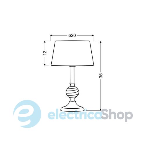 Настільна лампа Candellux FERO 41-95046