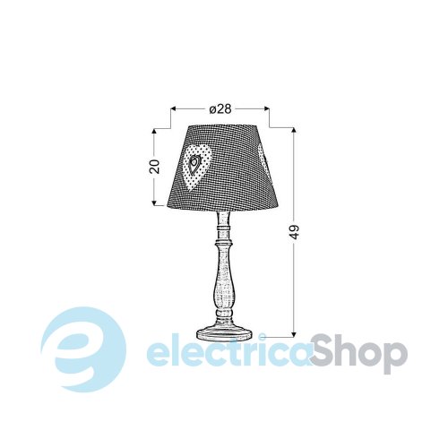 Настільна лампа Candellux SWEET 41-64196