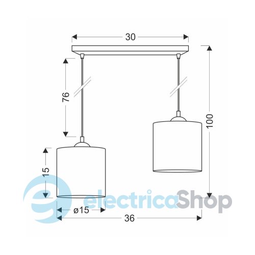 Люстра Candellux LEGNO 32-18328