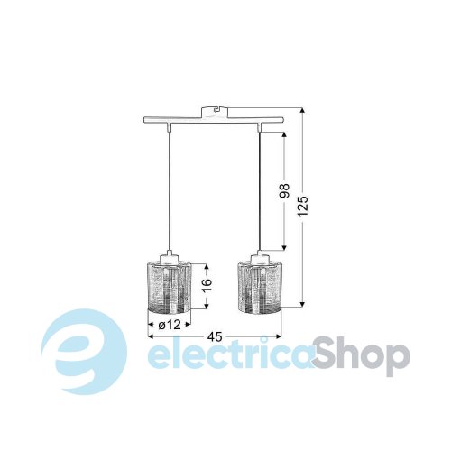 Підвісний світильник Candellux COX 32-53879