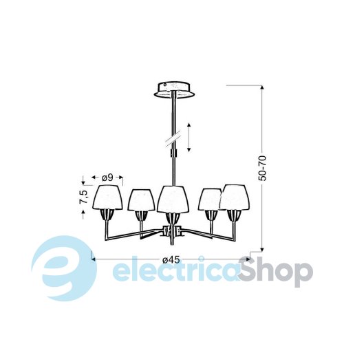 Люстра Candellux TOGO 35-10646