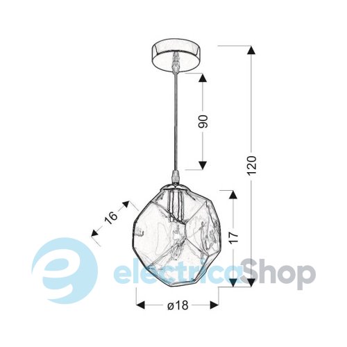 Подвесной светильник Candellux JEWEL 31-42934