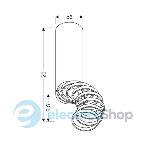 Точковий світильник Candellux TUBA 2282725