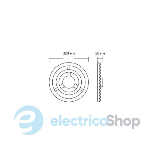 Светильник светодиодный MAXUS Led Module 48W 4100K Circle (1-MLM-4841-C)