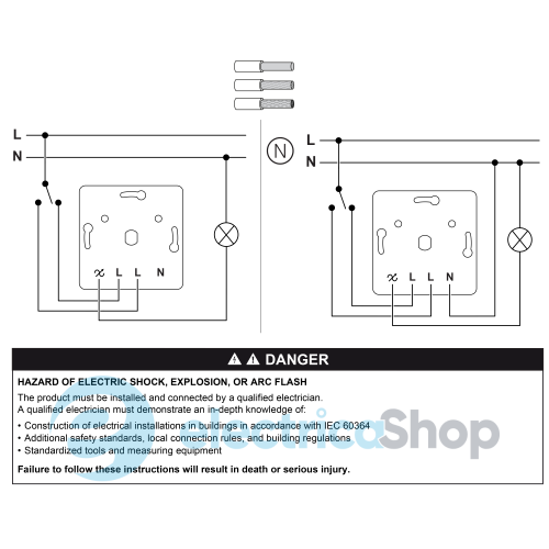 Поворотный LED диммер RC 3-370ВтSE Asfora EPH6800169 бронза