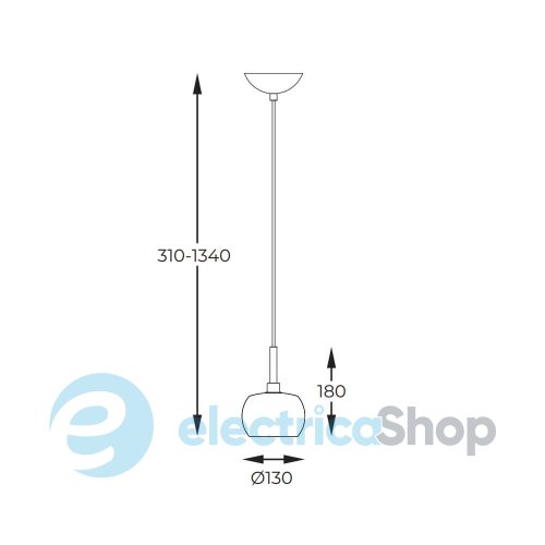 Люстра Zuma Line CRYSTAL P0076-01A-F7HF