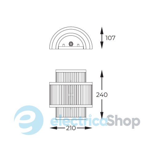 Бра Zuma Line SERGIO W0528-02B-P7AC