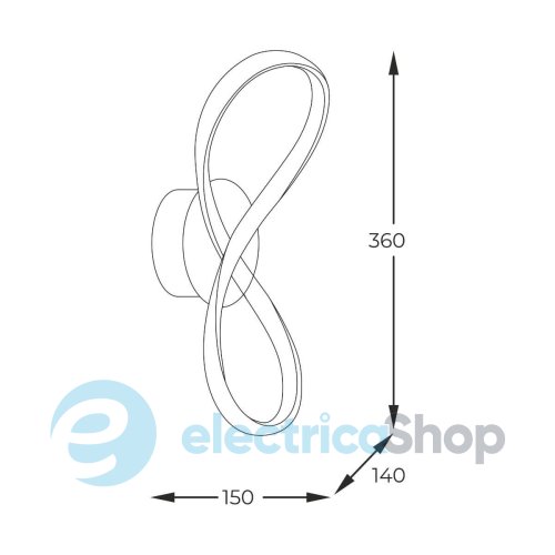 Бра Zuma Line FERMI 20026W-GD