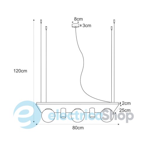Люстра Zuma Line PLANT SHELF 5555