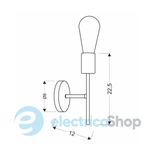 Бра Candellux Crespilo 21-01252