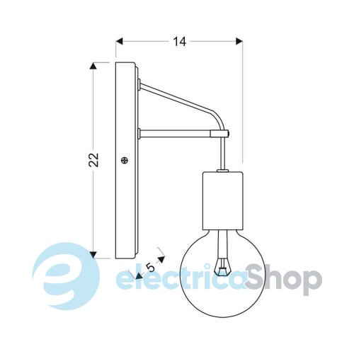 Бра Candellux VIDER 21-10520