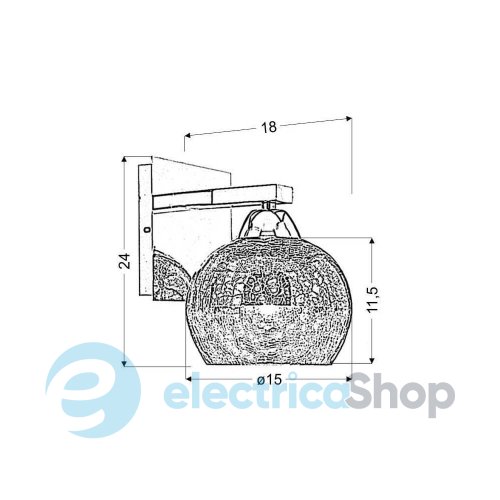 Бра Candellux Cromina 21-22240