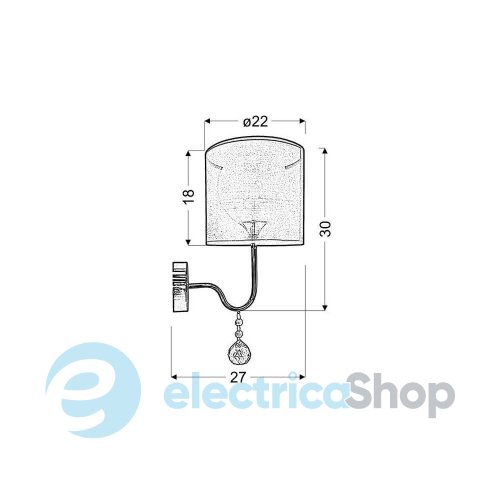 Бра Candellux BRAVA 21-26552