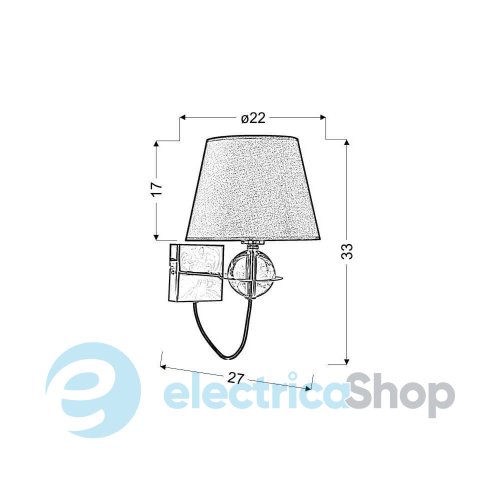 Бра Candellux TESORO 21-29515