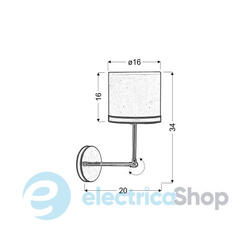 Бра Candellux TIDA 21-31115