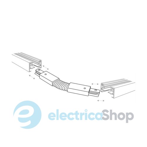 Гнучкий конектор Zuma Line WHITE 1-PHASE ELASTIC COUPLING однофазний 2030