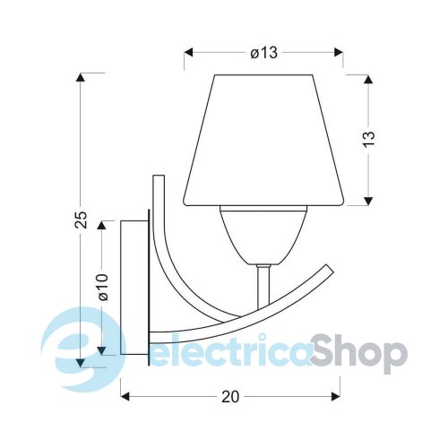 Бра Candellux LONDYN 21-38548
