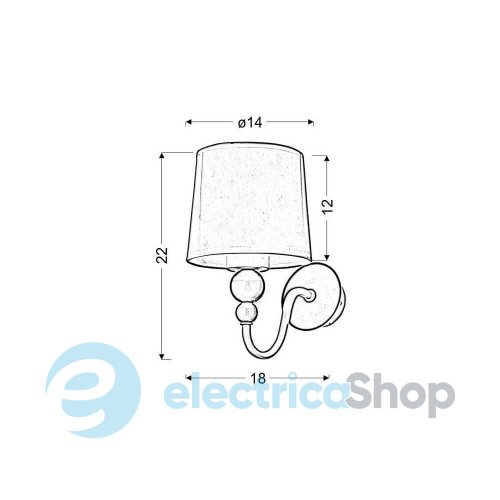 Бра Candellux BEBE 21-39163