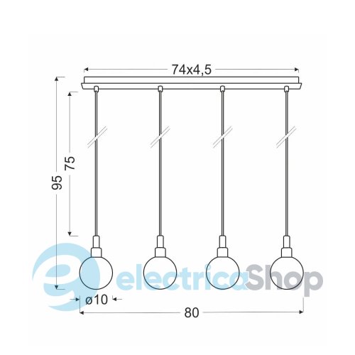 Люстра Candellux MALDUS 34-01474