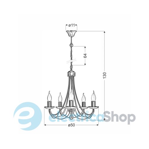 Люстра Candellux MUZA (35-69170)