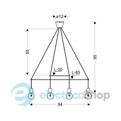 Люстра Candellux ALTO 34-70913