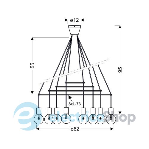 Люстра Candellux ALTO 38-70944