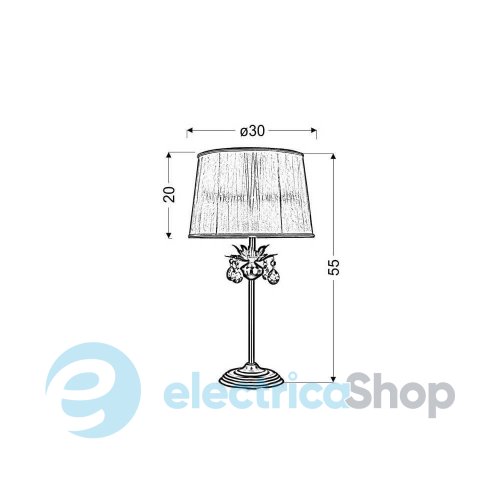 Настольная лампа Candellux ADONIS 41-27535