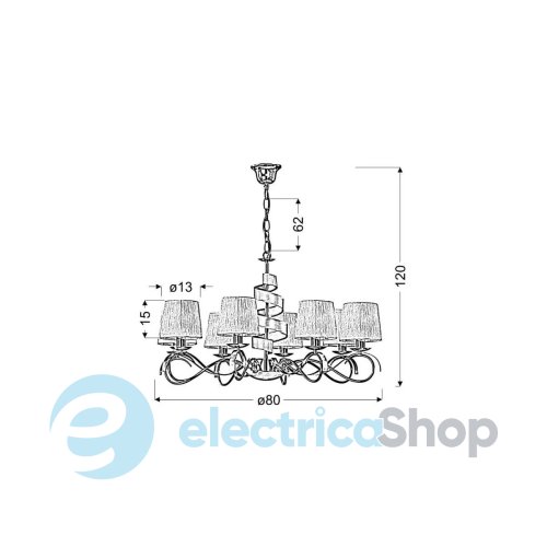 Люстра Candellux DENIS 38-23452