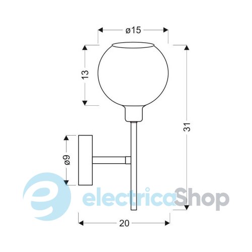 Бра Candellux RAUL 21-72191