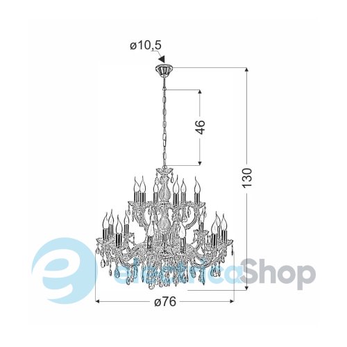 Люстра Candellux MARIA TERESA (30-94615)