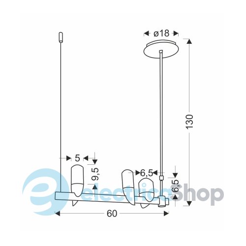 Люстра Candellux SAKAI 50233077