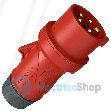 Штекер кабельний PowerTOP Xtra з ErgoCONTACT 16А 5п 6г 400В, IP54, MENNEKES 13510