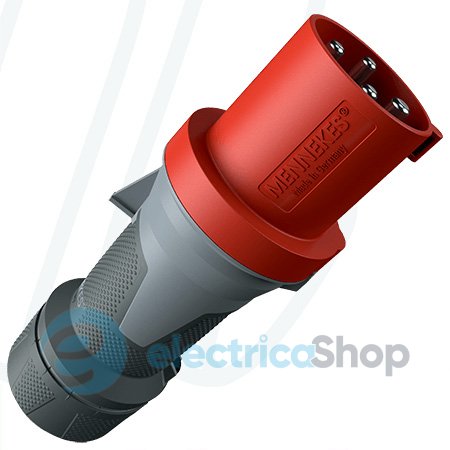 Штекер PowerTOP Xtra R 63A 4п 6г 400В, IP44, MENNEKES 13106