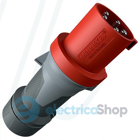 Штекер PowerTOP Xtra R 63A 5п 6г 400В, IP44, MENNEKES 13112