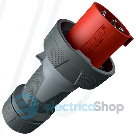 Штекер PowerTOP Xtra R 63A 5п 6г 400В, IP67, MENNEKES 13212