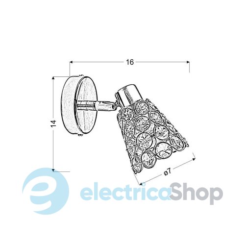 Бра Candellux GLOSSY 91-97432