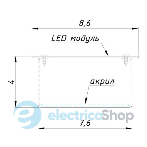 Светильник точечный для потолка Griliato 86 mm графит RAL 7024 724186.68.92
