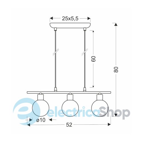 Люстра Candellux ODEN 33-03263