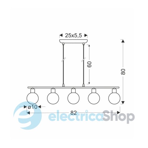 Люстра Candellux ODEN 35-03270