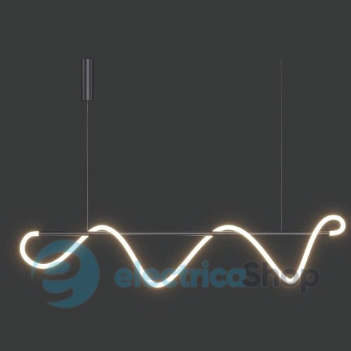 Подвесной светильник Kloodi KD-NEON WAVE 1600 52W 4000K BK