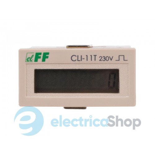 Счетчик импульсов CLI-11T F&F, щитовой, 230V AC