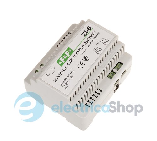 Импульсный блок питания ZI-6 F&F DIN 85÷264VАС / 48VDC 1A (50W)