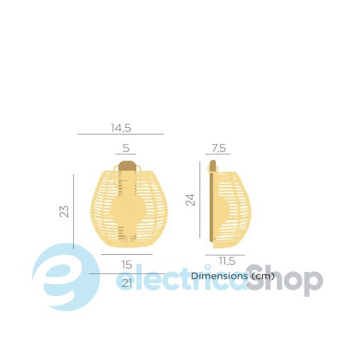 Настенный светильник NEWGARDEN BOSSA WALL LAMP (LUMBOS025XXWLNW)