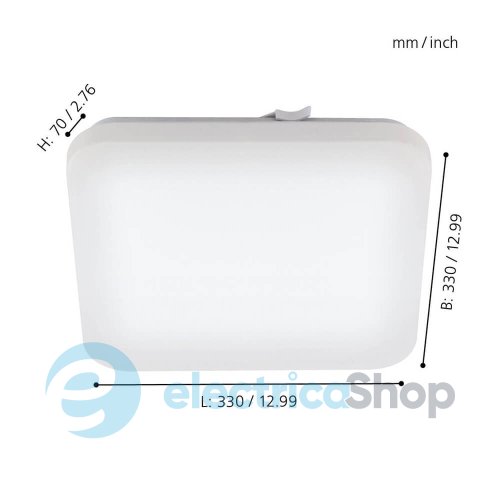 Стельовий світильник IP44 EGLO FRANIA 97885
