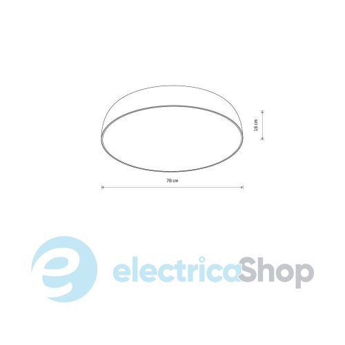 Стельовий світильник Nowodvorski Satellite L E27 10x25W IP20 Silk Gray 8023