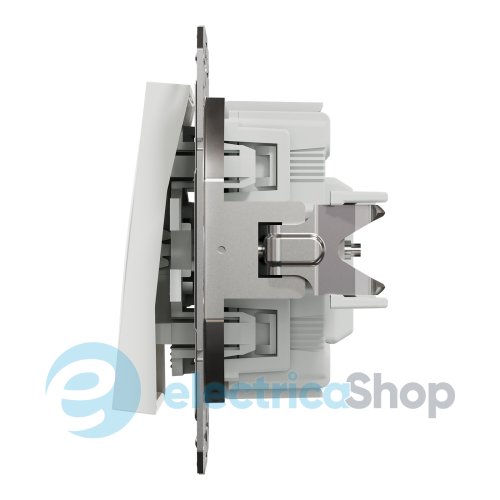 Выключатель 1-кл. с подсветкой Asfora Schneider Electric EPH1470121 белый (без рамки)