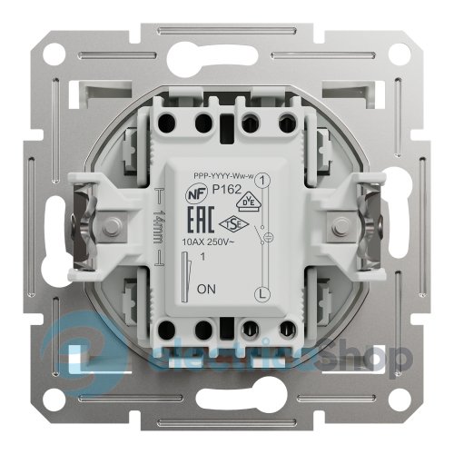 Выключатель 1-кл. с подсветкой Asfora Schneider Electric EPH1470121 белый (без рамки)