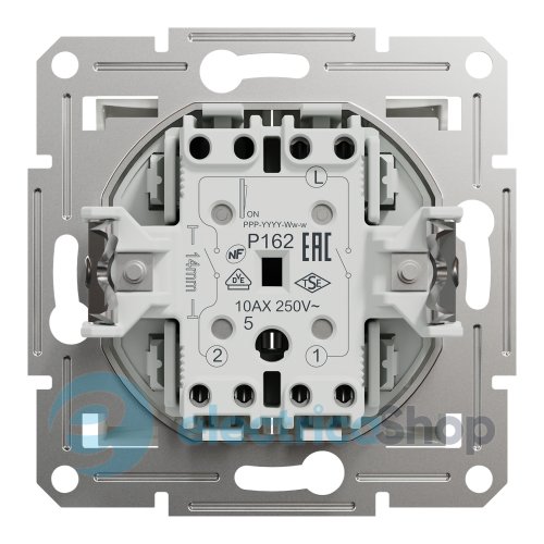 Выключатель 2-кл. Asfora Schneider Electric EPH0370121 белый (без рамки)