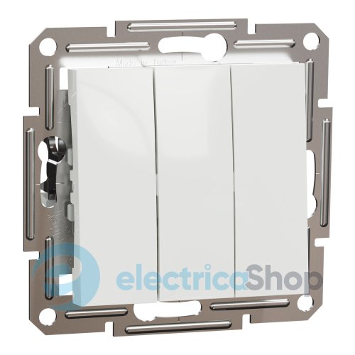 Вимикач 3-кл. для серії Asfora Schneider Electric EPH2170121 білий глянець