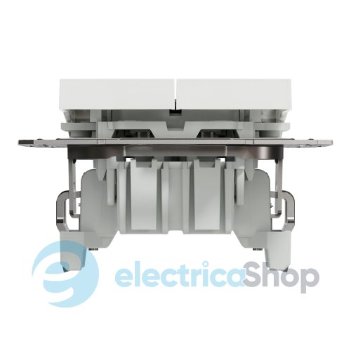 Выключатель кноп. 2-кл. для жалюзи Asfora Schneider Electric EPH1370121 белый (без рамки)